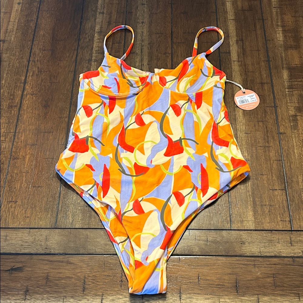 B. Swim One Piece “Fruit Cocktail” print NWT Size Small